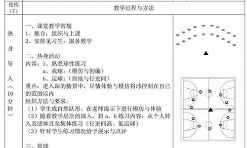 篮球体育教案表格版_篮球教案文档